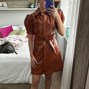 Aureum Leather Dress